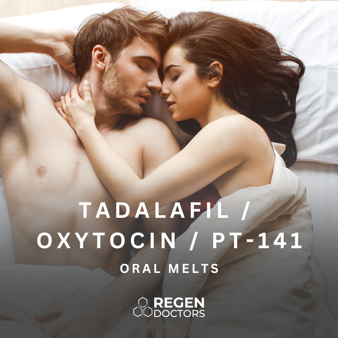 Tadalafil / Oxytocin / PT-141 Melts 20mg / 100iu / 1000mcg (1 ORDER = 3 MELTS)